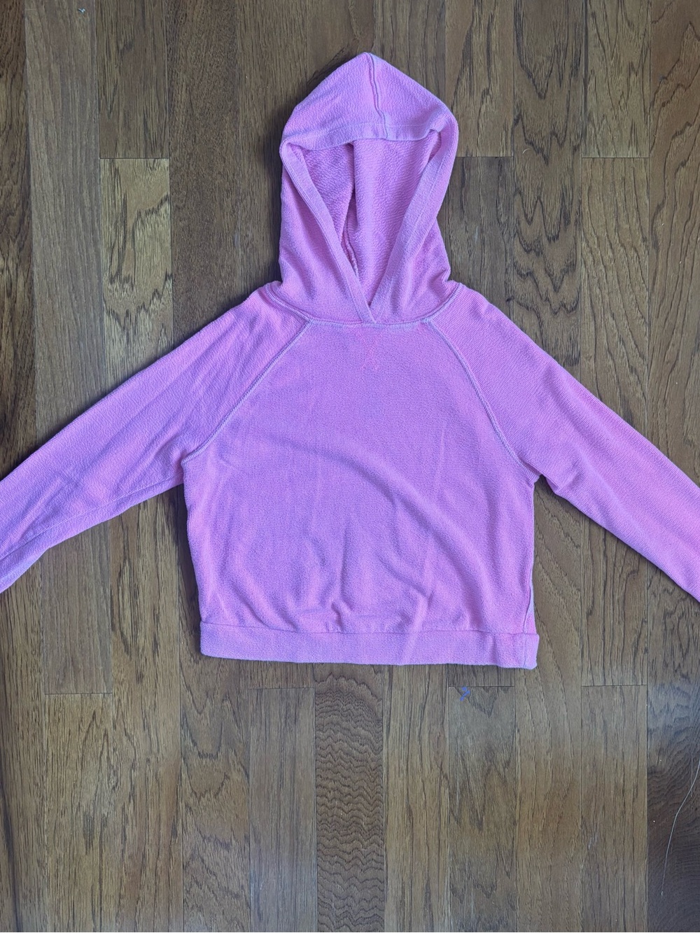 Girls SUMMER Bright Pink Hooded Pullover
